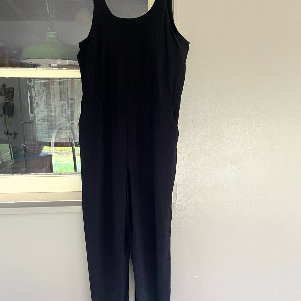 ZYIA Black Jumpsuit Sleek Stretchy Design